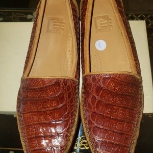 Genuine Leather and Crocodile Shoes